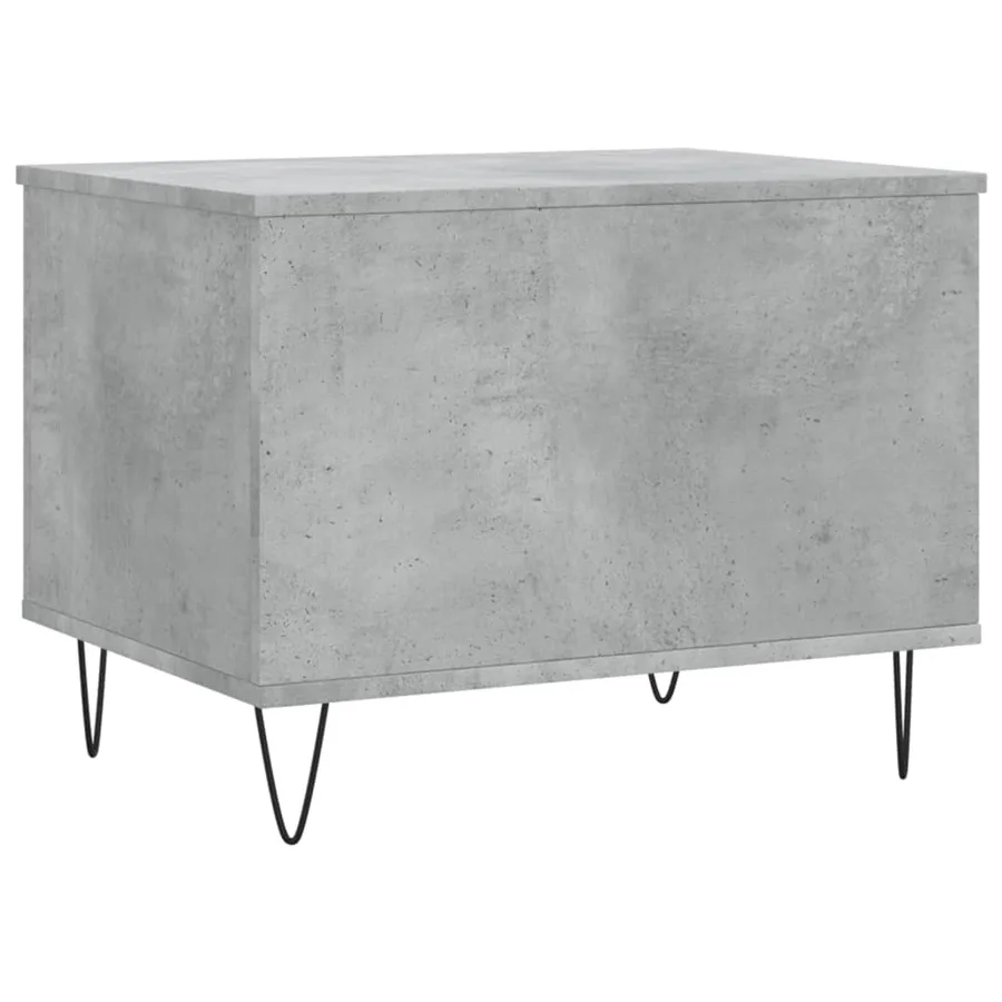 Table basse Gris béton 60x44,5x45 cm Bois d'ingénierie - 5