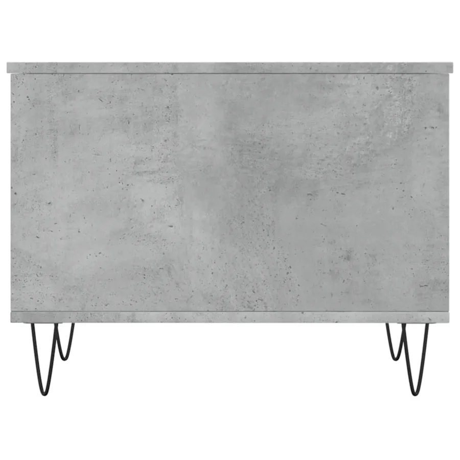 Table basse Gris béton 60x44,5x45 cm Bois d'ingénierie - 6