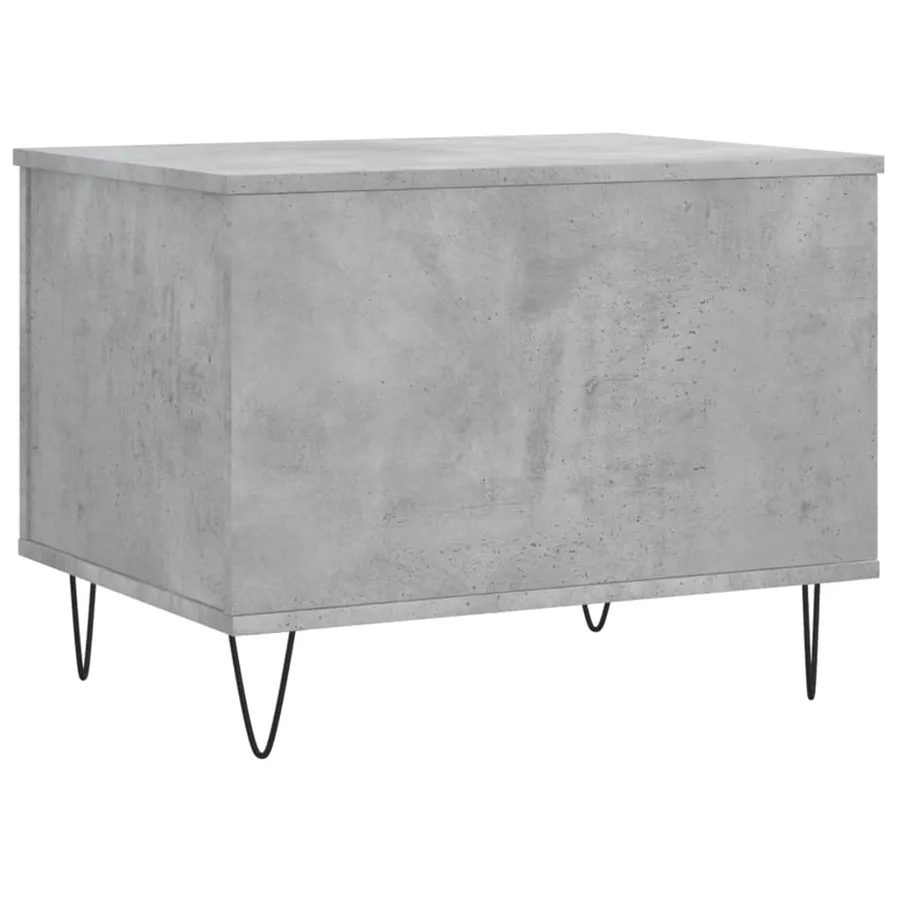 Table basse Gris béton 60x44,5x45 cm Bois d'ingénierie - 8