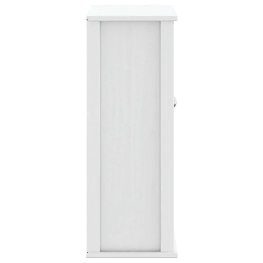 Armoire murale de salle de bain BERG blanc bois massif - 6