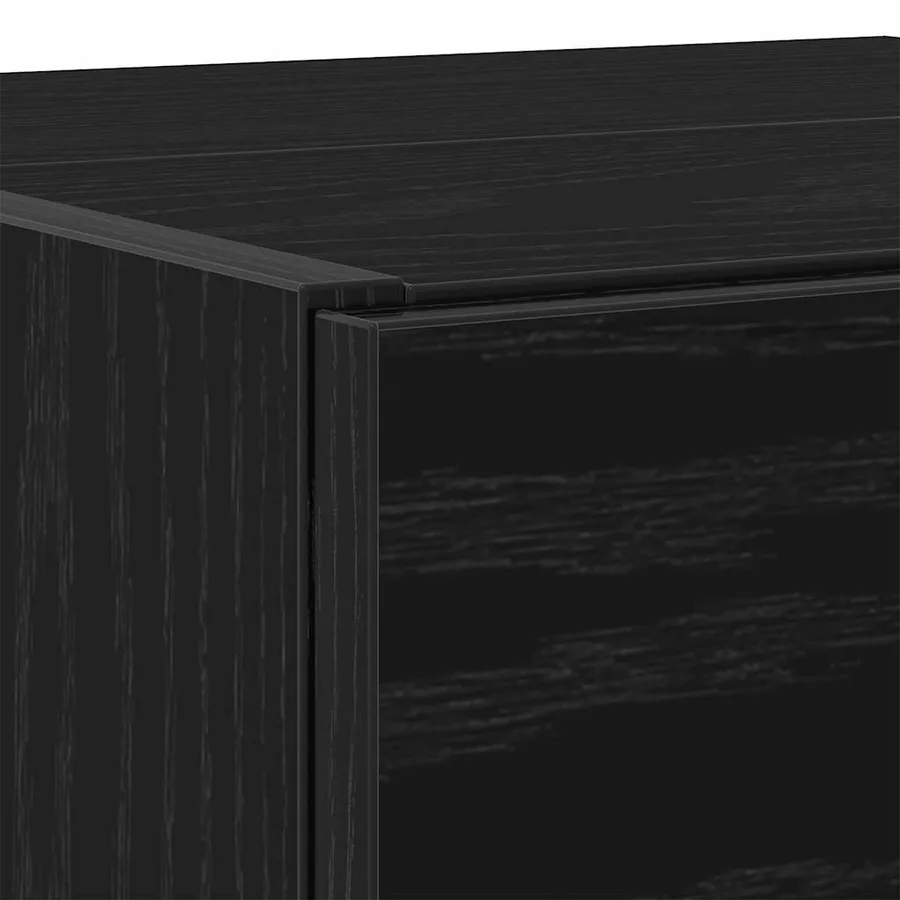 Cabinet de salle de bain avec tiroir Chêne noir 78 x 37 x 59 cm - 10