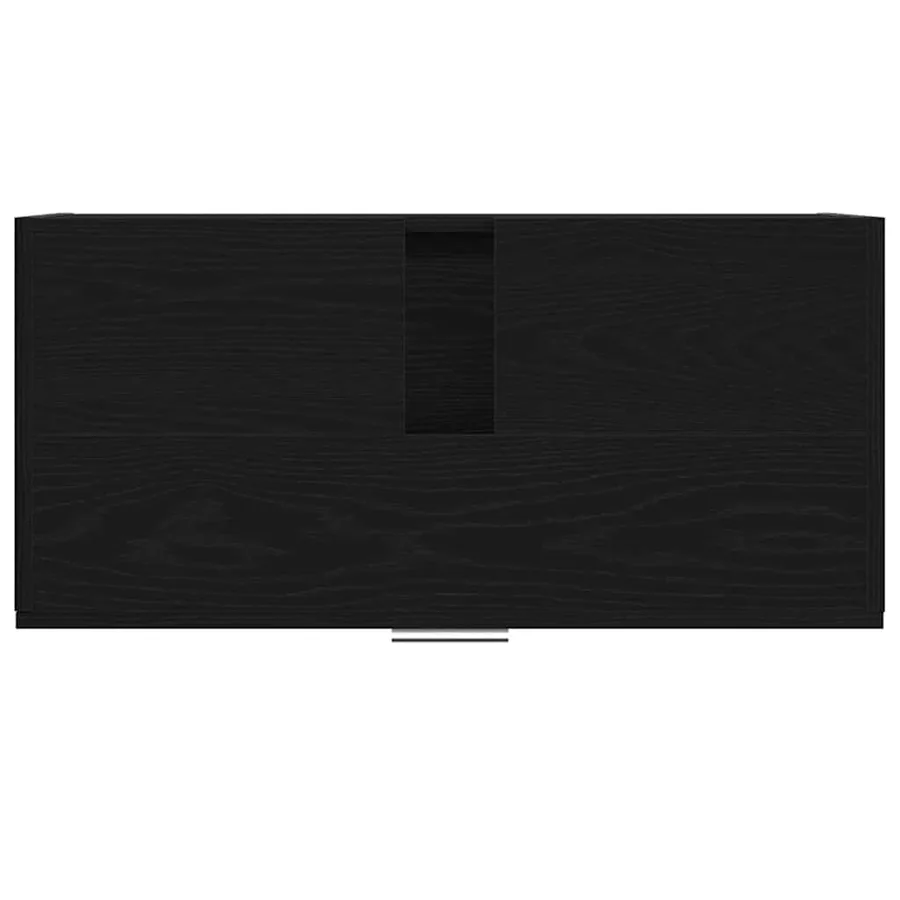Cabinet de salle de bain avec tiroir Chêne noir 78 x 37 x 59 cm - 9