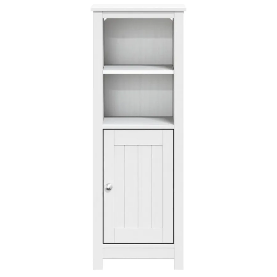 Armoire de salle de bain BERG blanc 40x34x110 cm pin massif - 3
