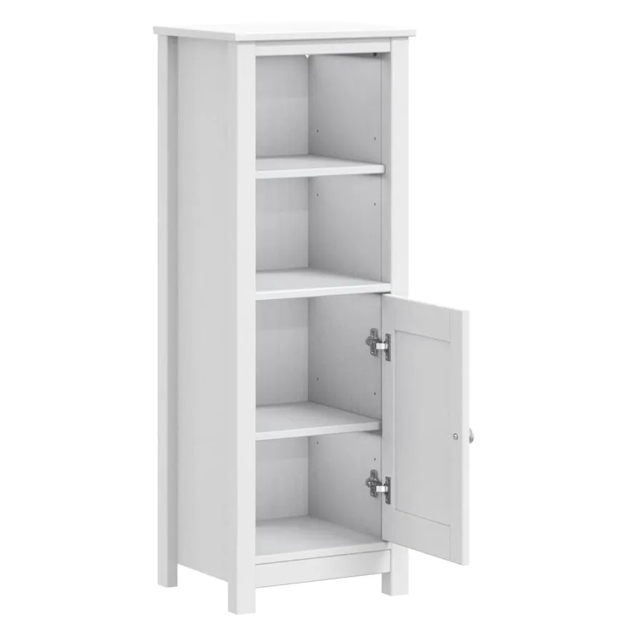 Armoire de salle de bain BERG blanc 40x34x110 cm pin massif - 4