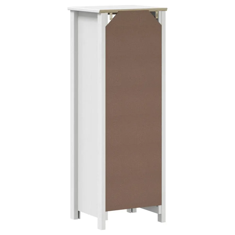 Armoire de salle de bain BERG blanc 40x34x110 cm pin massif - 6