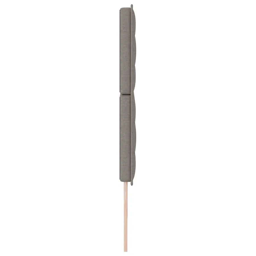Tête de lit LED avec bandes LED Taupe 200 cm tissu - 6