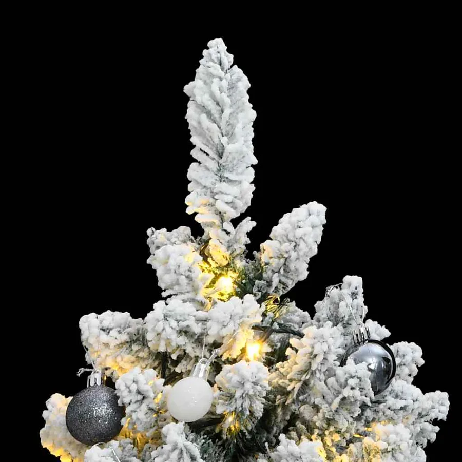 Sapin de Noël artificiel articulé 150 LED et boules 150 cm - 2