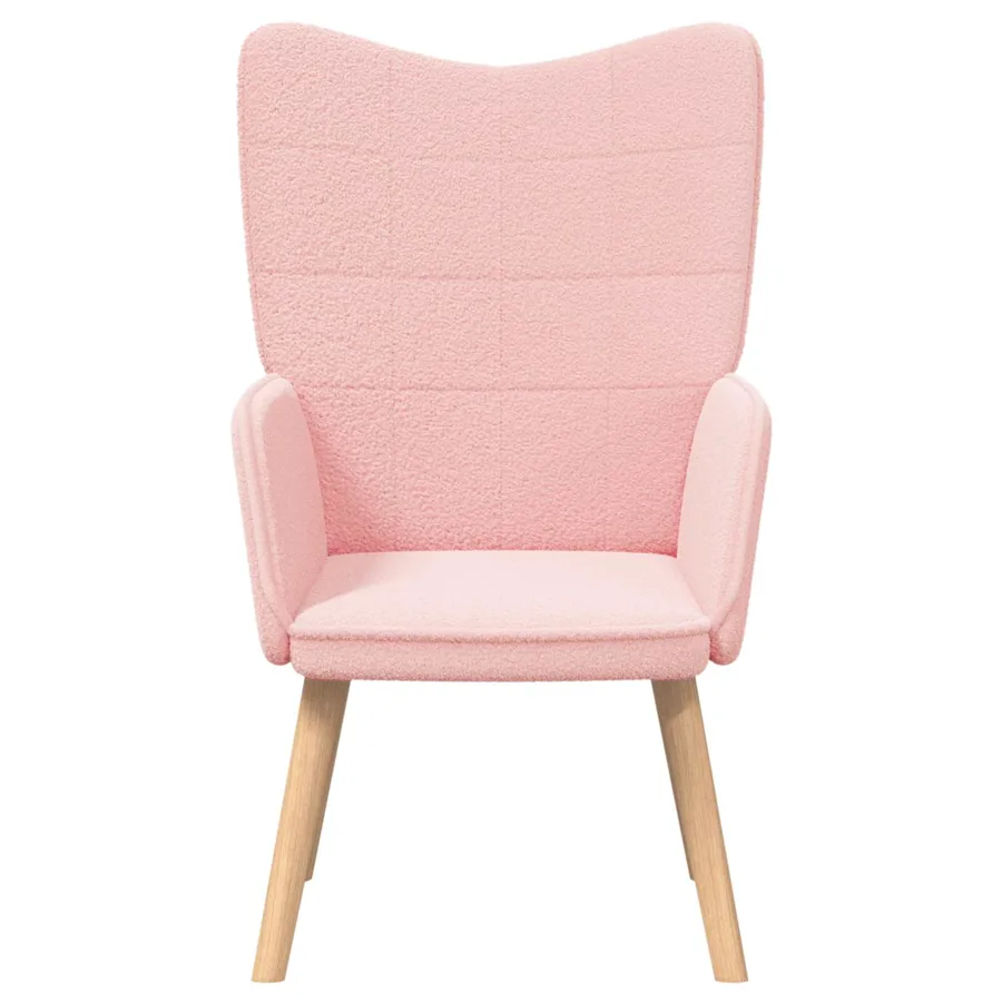 fauteuil Rose 62 x 67 x 95,5 cm Tissu Sherpa - 3