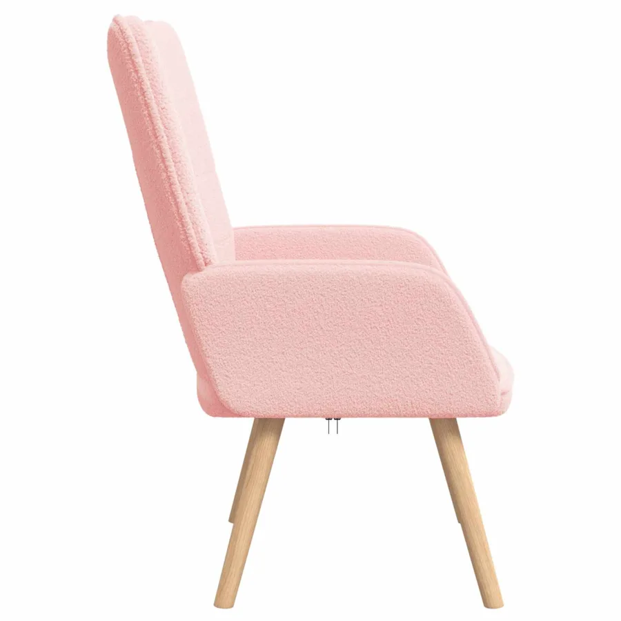 fauteuil Rose 62 x 67 x 95,5 cm Tissu Sherpa - 4