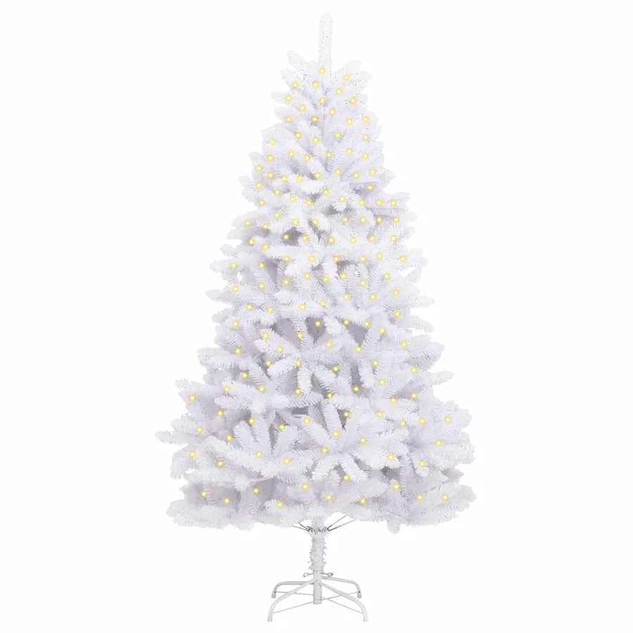 Sapin de Noël artificiel avec 300 LED Blanc 300 cm PVC et métal - 3
