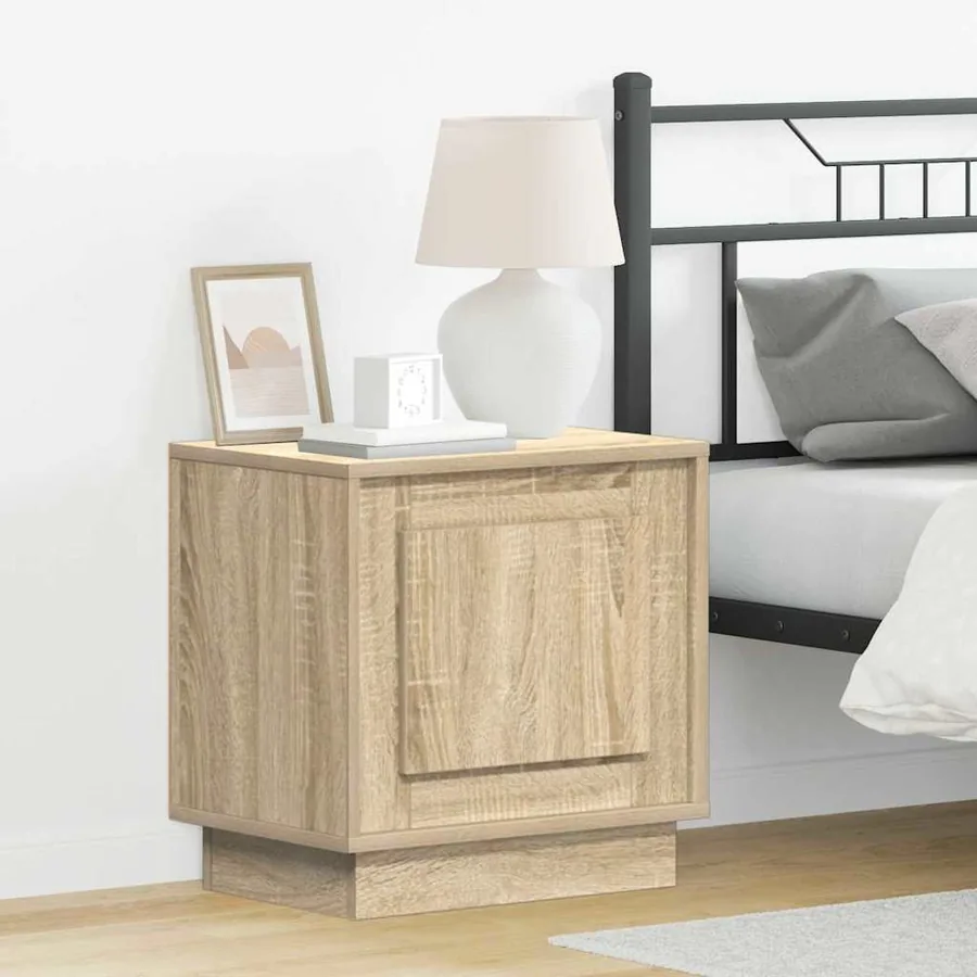 Cabinet de chevet 2 pcs Chêne Sonoma 44 x 34,5 x 45 cm