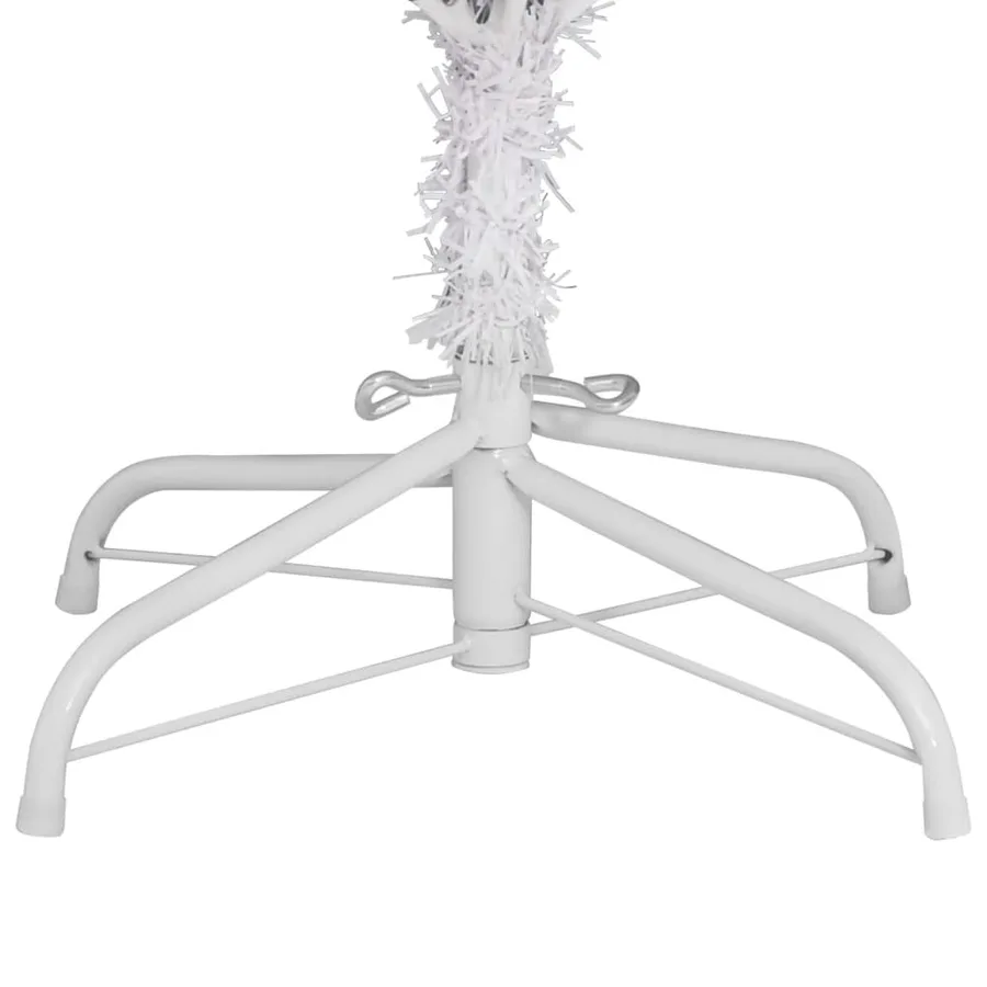 Sapin de Noël artificiel à charnières avec support blanc 300 cm - 5