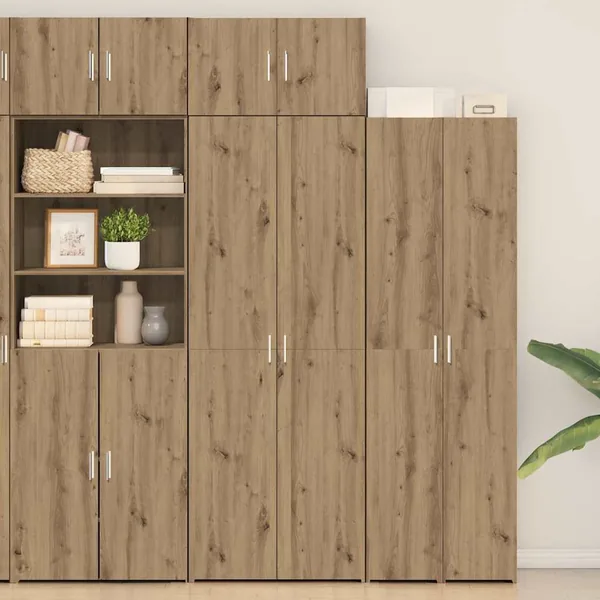 Armoire de rangement 3 pcs Chêne artisanal 70 x 42,5 x 185 cm
