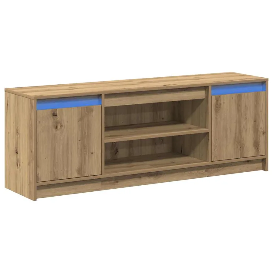 Unites TV 139,5 x 34 x 50 cm Marron Bois d'ingénierie - 2