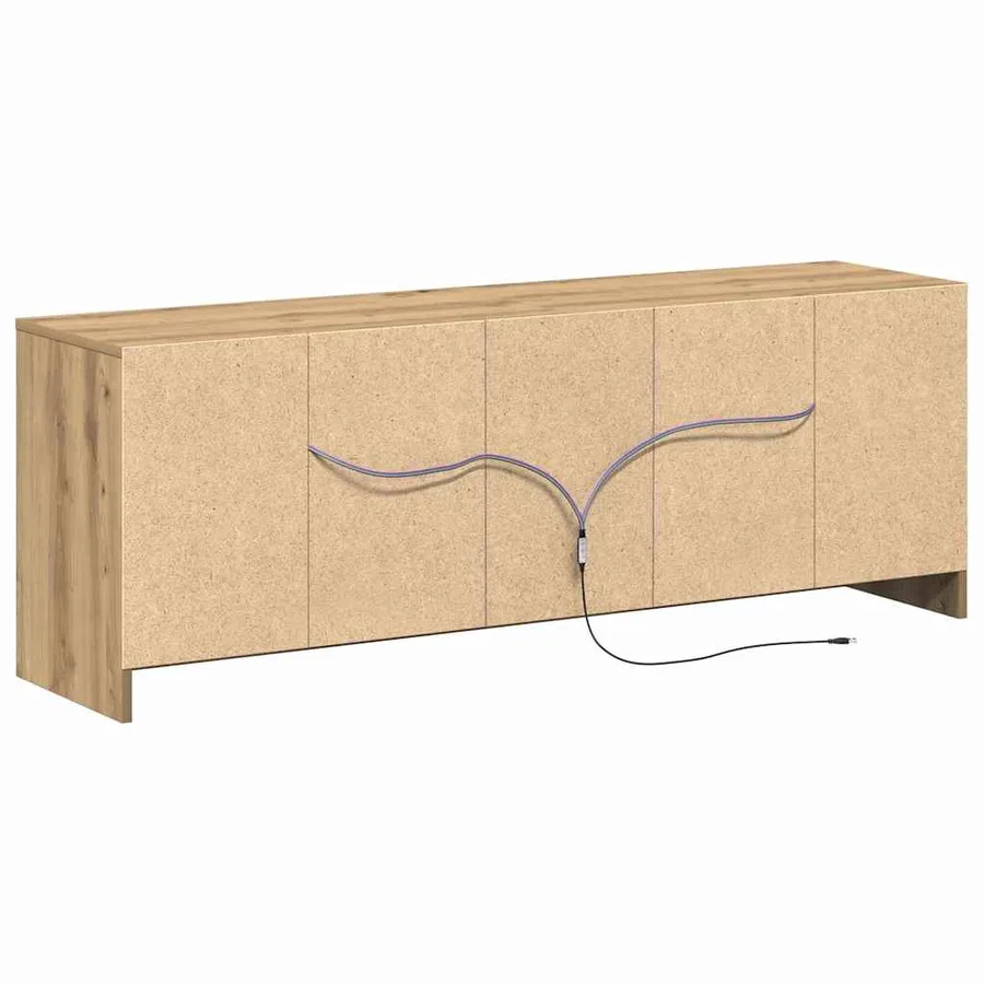 Unites TV 139,5 x 34 x 50 cm Marron Bois d'ingénierie - 9