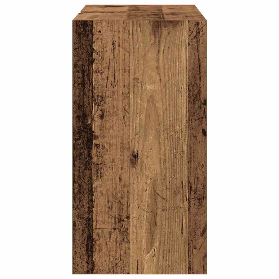 Cabinet de salle de bain avec porte Bois Ancien 90 x 29 x 55 cm - 7