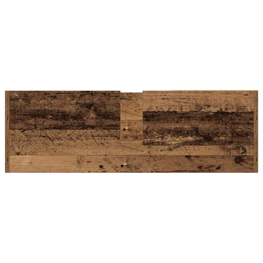 Cabinet de salle de bain avec porte Bois Ancien 90 x 29 x 55 cm - 9
