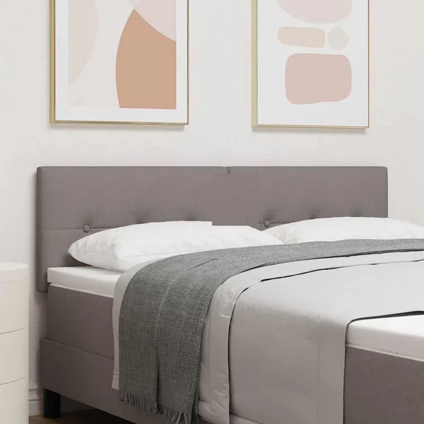 Tête de lit réglable en hauteur Taupe 160 cm tissu