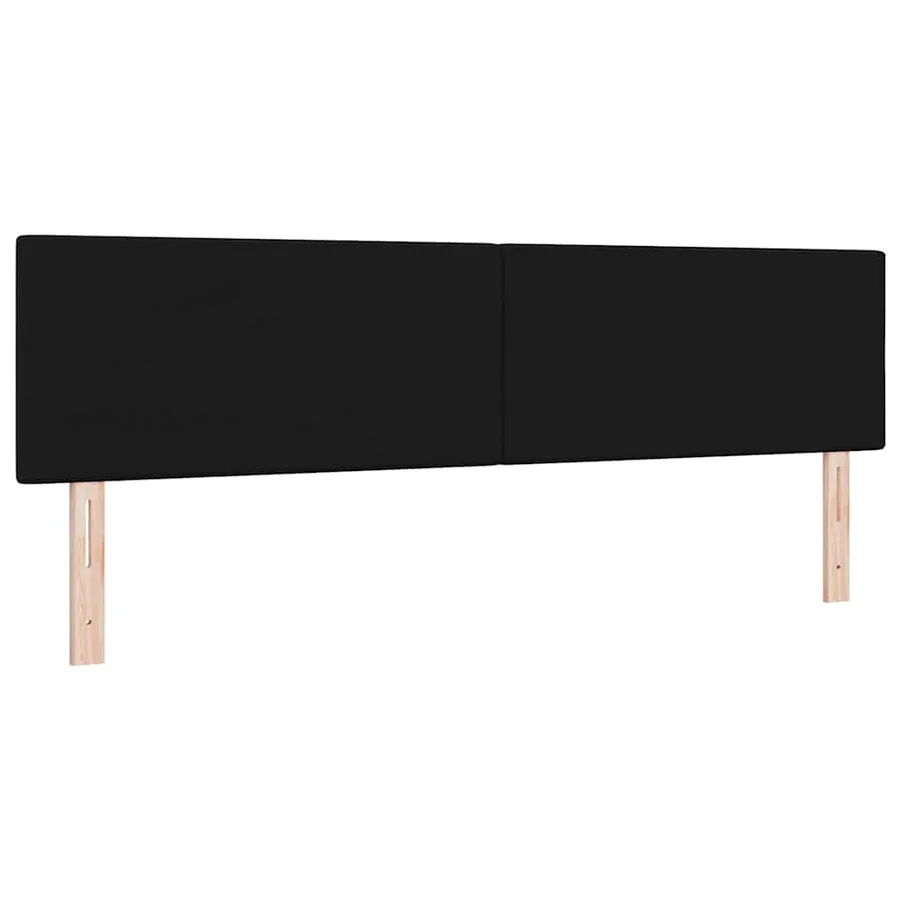 Tête de lit réglable en hauteur Noir 180 cm tissu - 4