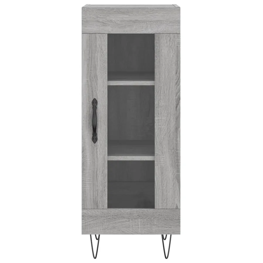 Buffet haut Sonoma gris 34,5x34x180 cm Bois d'ingénierie - 6