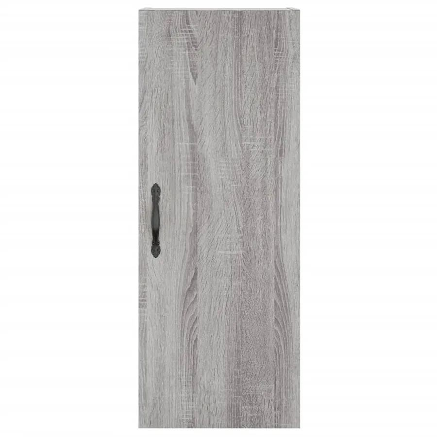 Buffet haut Sonoma gris 34,5x34x180 cm Bois d'ingénierie - 8