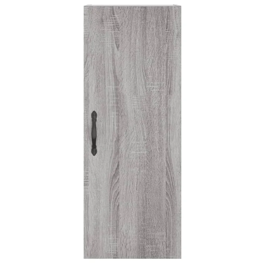 Armoire murale sonoma gris 34,5x34x90 cm bois d'ingénierie - 6