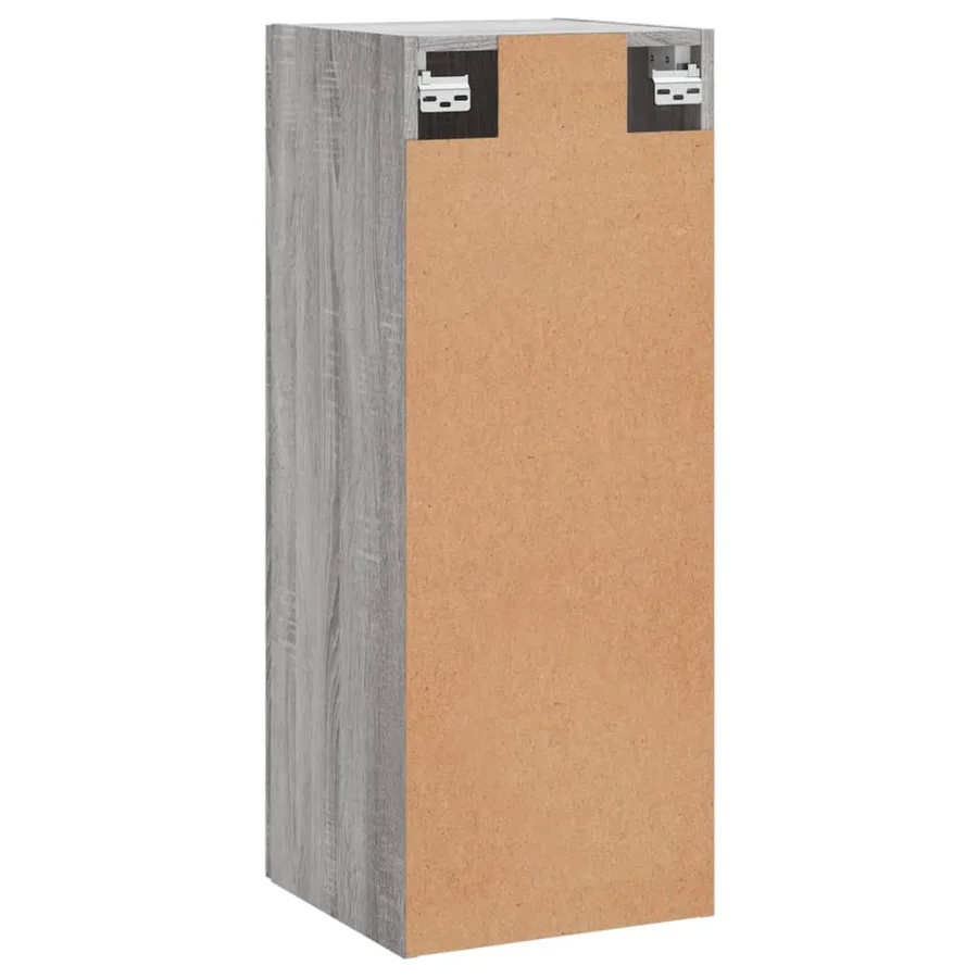 Armoire murale sonoma gris 34,5x34x90 cm bois d'ingénierie - 8