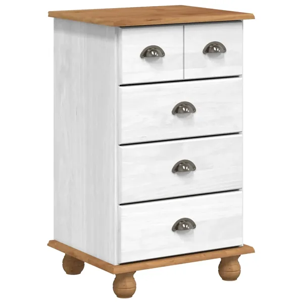 Commode 5-Tiroir ASKIM Blanc 48,5 x 40 x 79 cm