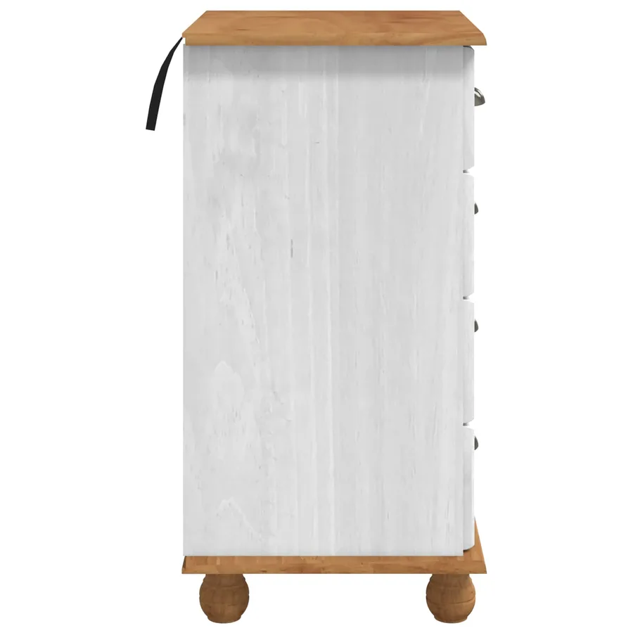 Commode 5-Tiroir ASKIM Blanc 48,5 x 40 x 79 cm - 5