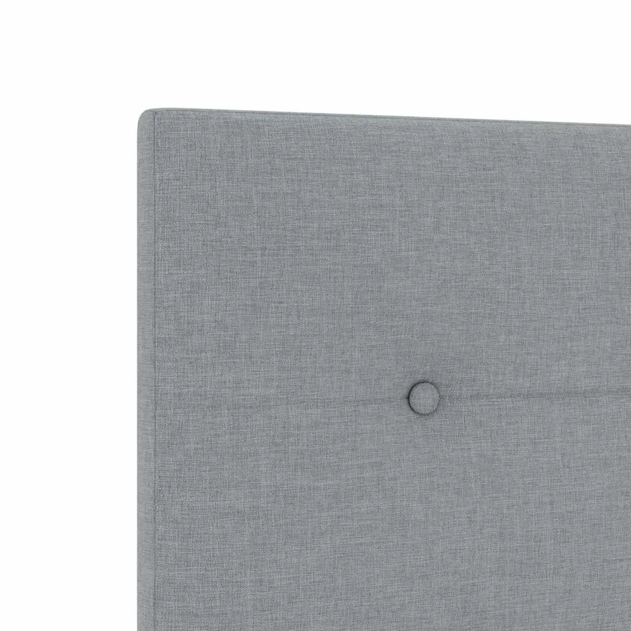Tête de lit réglable en hauteur Gris clair 144 cm tissu - 7