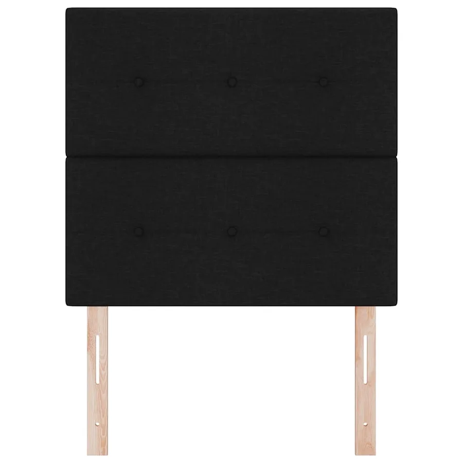 Tête de lit réglable en hauteur Noir 80 cm tissu - 4