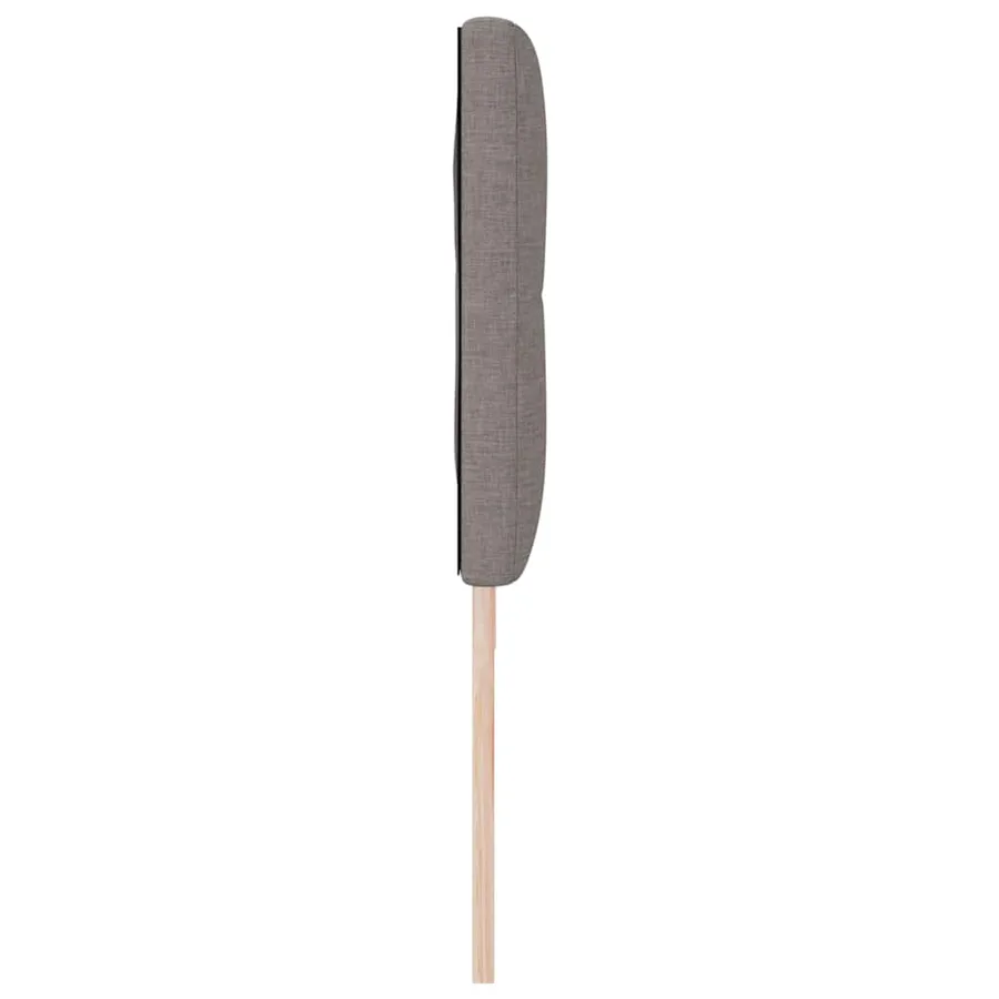 Tête de lit LED avec bandes LED Taupe 180 cm tissu - 6