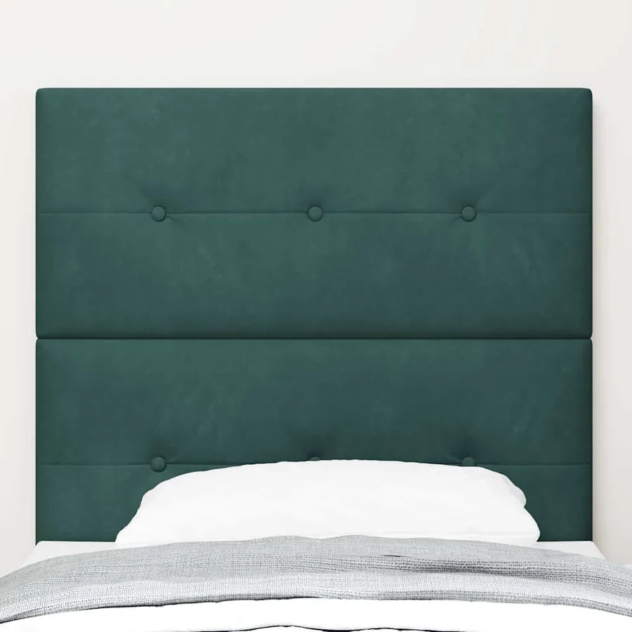 Tête de lit LED avec bandes LED Vert 100 cm Velours - 3