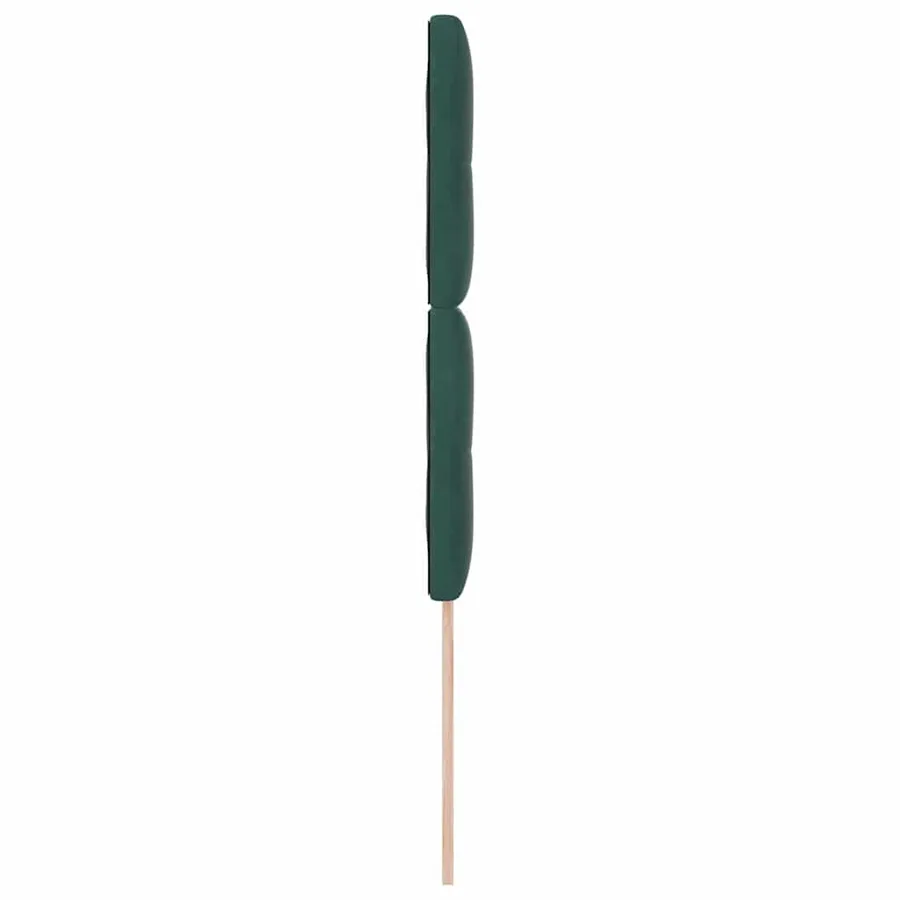Tête de lit LED avec bandes LED Vert 100 cm Velours - 6