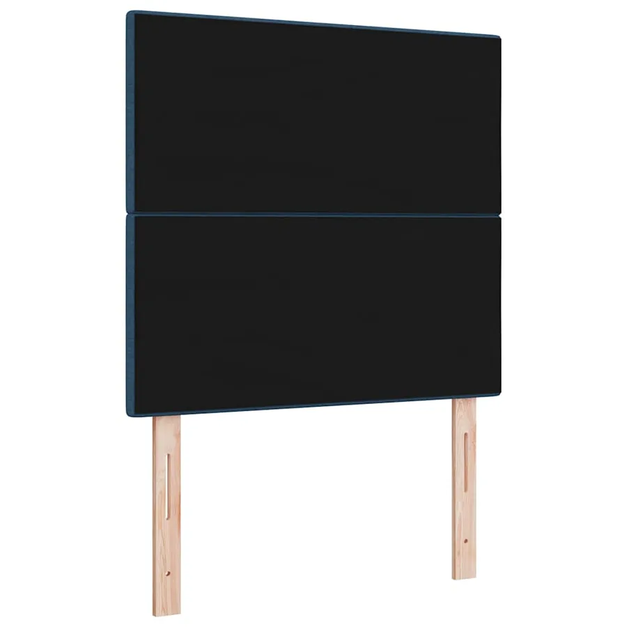 Tête de lit réglable en hauteur Bleu 100 cm tissu - 6