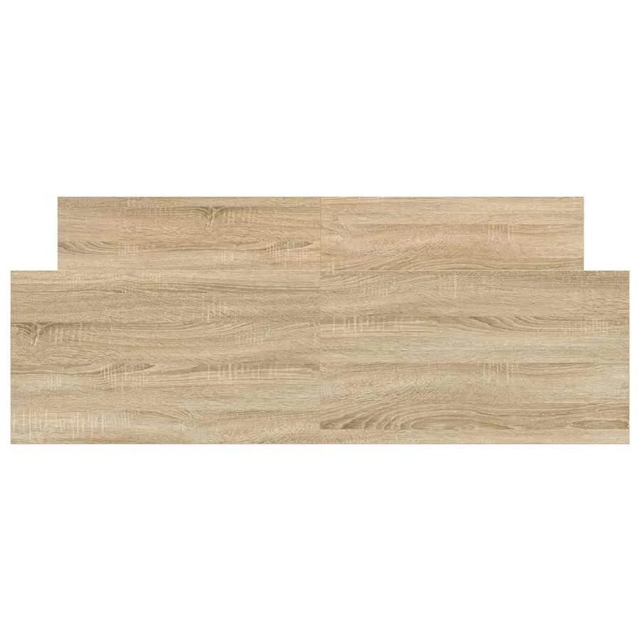 Cadre de lit sans matelas gris béton 120x190 cm - 5