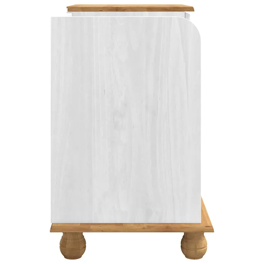 Banc de rangement avec tiroir ASKIM Blanc 100 x 39 x 62 cm - 7