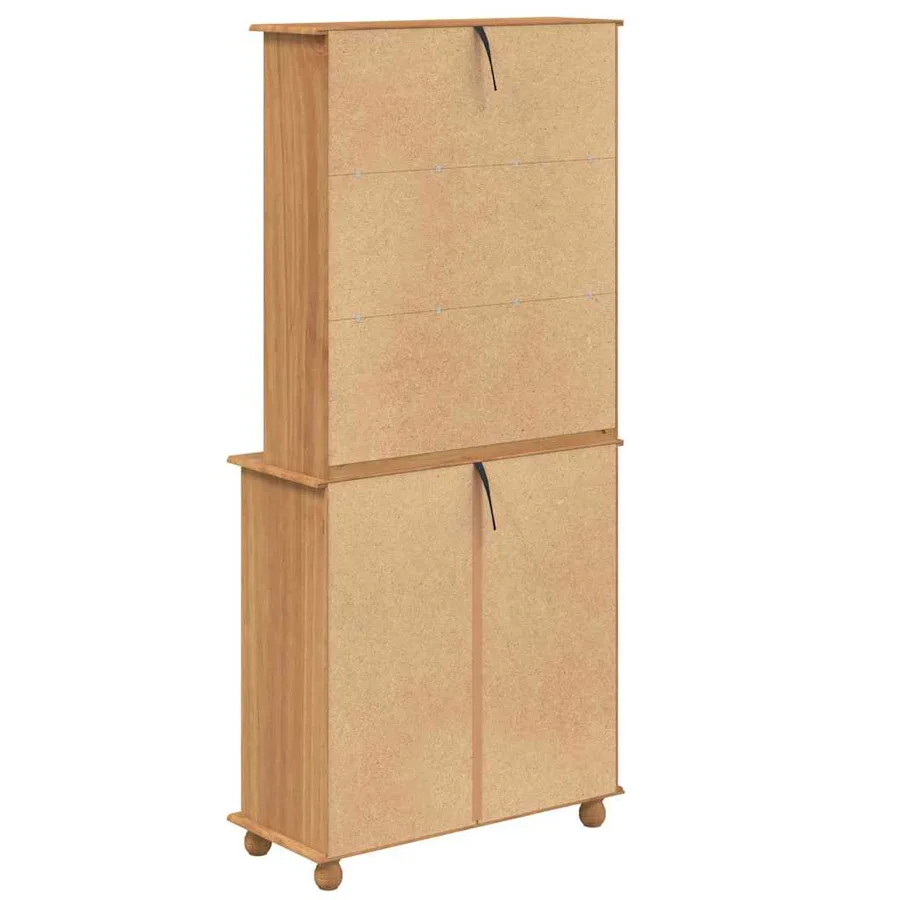 Hutch ASKIM Cire de Miel 91 x 40 x 200,5 cm Bois de pin massif - 10