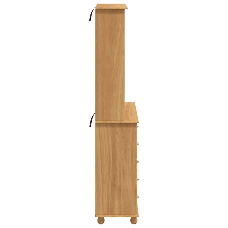 Hutch ASKIM Cire de Miel 91 x 40 x 200,5 cm Bois de pin massif - 9