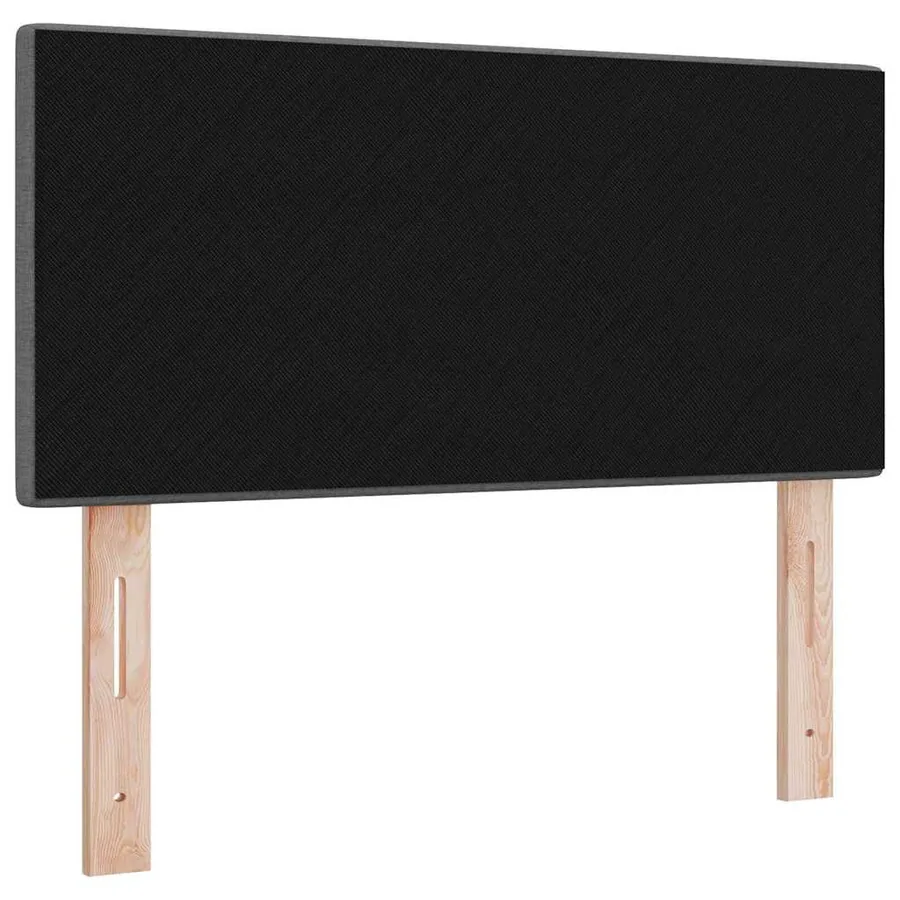 Tête de lit LED avec bandes LED Gris foncé 90 cm tissu - 7