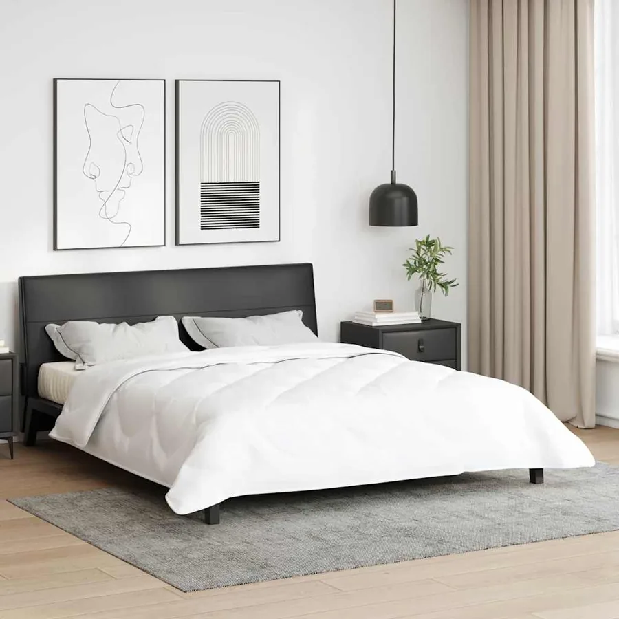 Couette Blanc 240 x 220 x 4 cm Polyester