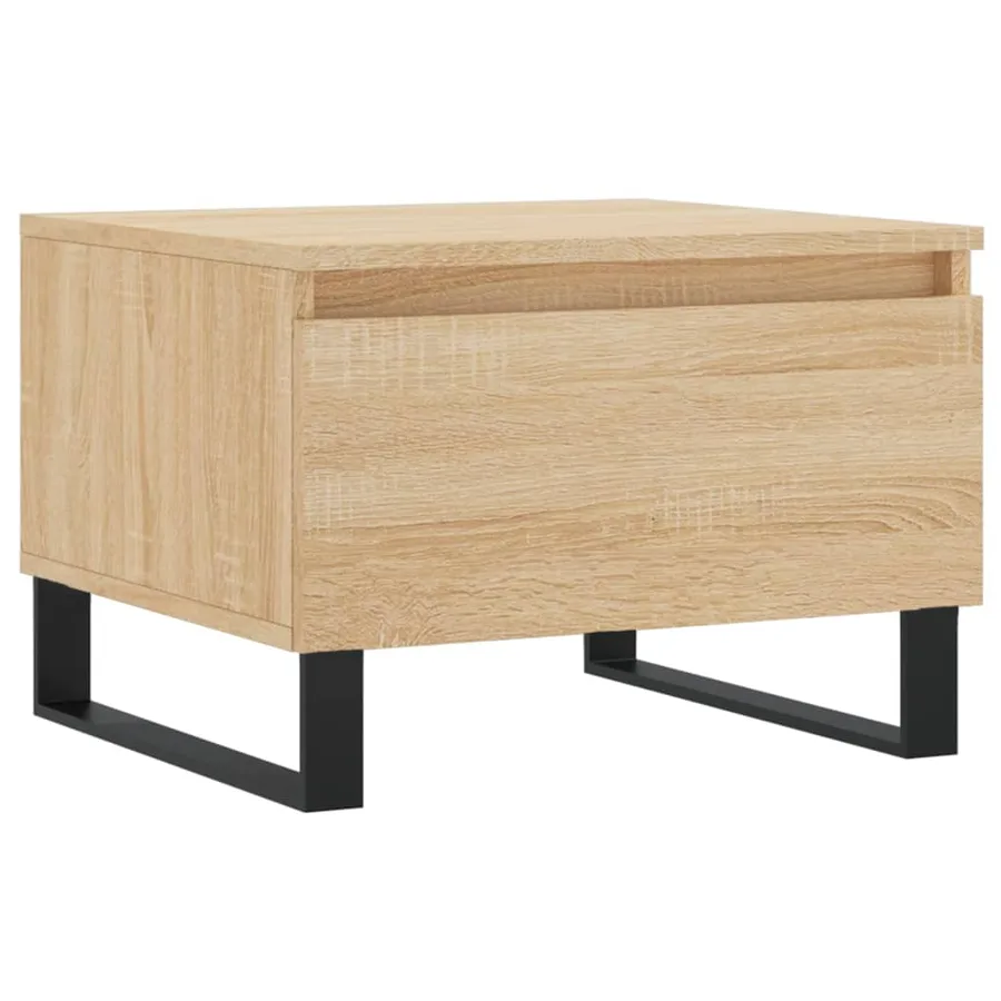 Tables basses 2 pcs chêne sonoma 50x46x35 cm bois d'ingénierie - 5