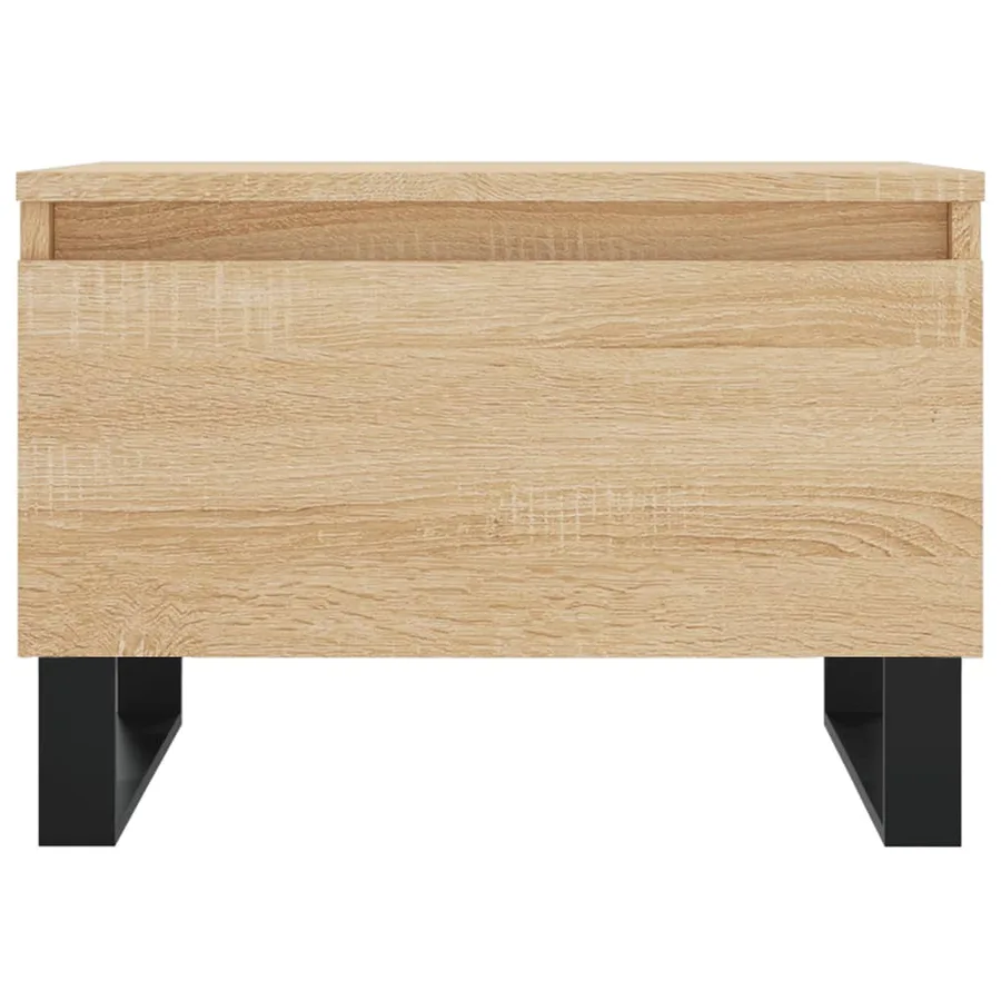 Tables basses 2 pcs chêne sonoma 50x46x35 cm bois d'ingénierie - 6