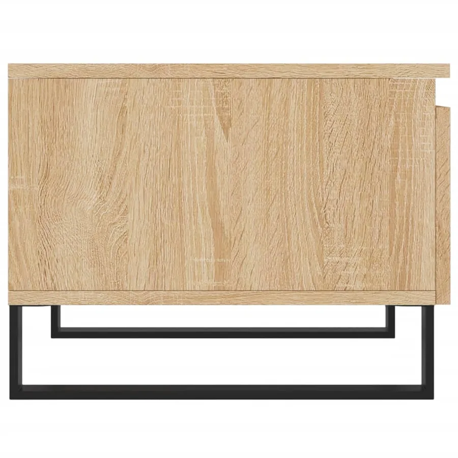 Tables basses 2 pcs chêne sonoma 50x46x35 cm bois d'ingénierie - 8