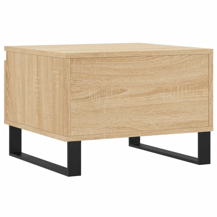 Tables basses 2 pcs chêne sonoma 50x46x35 cm bois d'ingénierie - 9