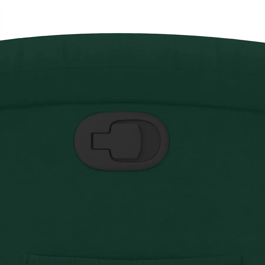 Fauteuil inclinable vert foncé velours - 9