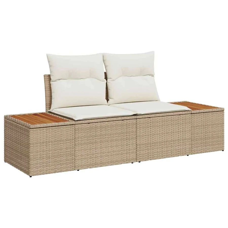 Ensemble de canapé de jardin 7 pc Beige et crème - 4