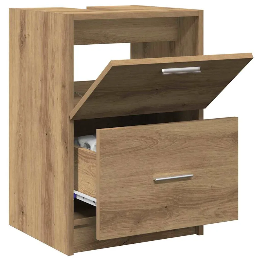 Cabinet de salle de bain Chêne artisanal 40 x 37 x 59 cm - 3