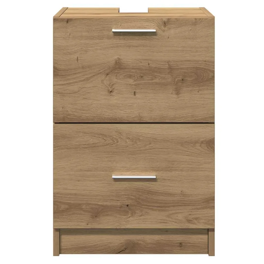 Cabinet de salle de bain Chêne artisanal 40 x 37 x 59 cm - 6