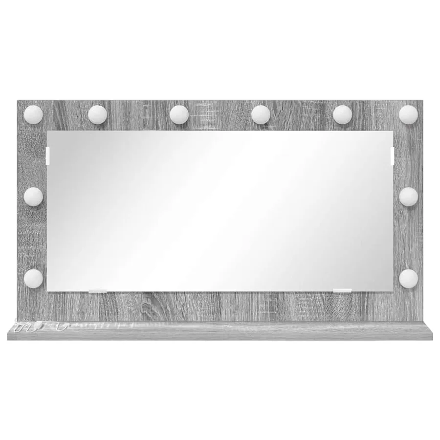Miroir de vanité Rectangulaire Gris Sonoma 80 x 45 x 18 cm - 4